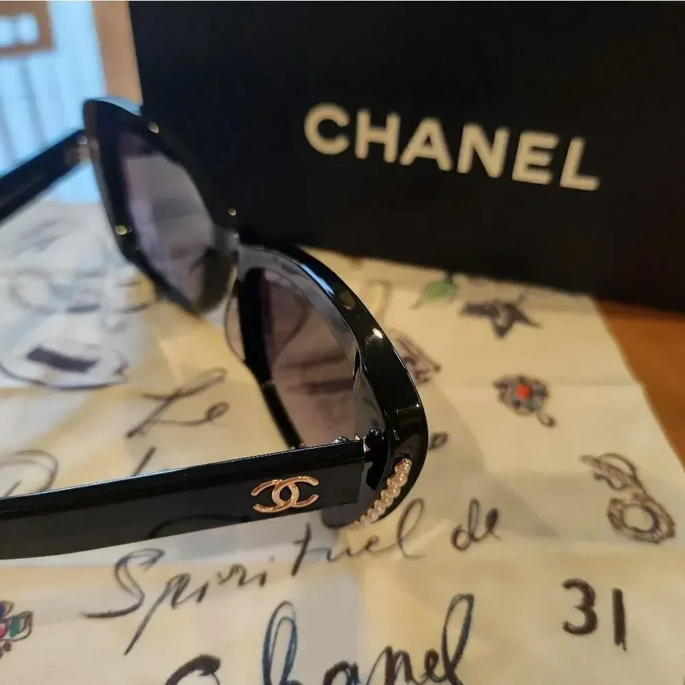 Chanel Black Sunglasses